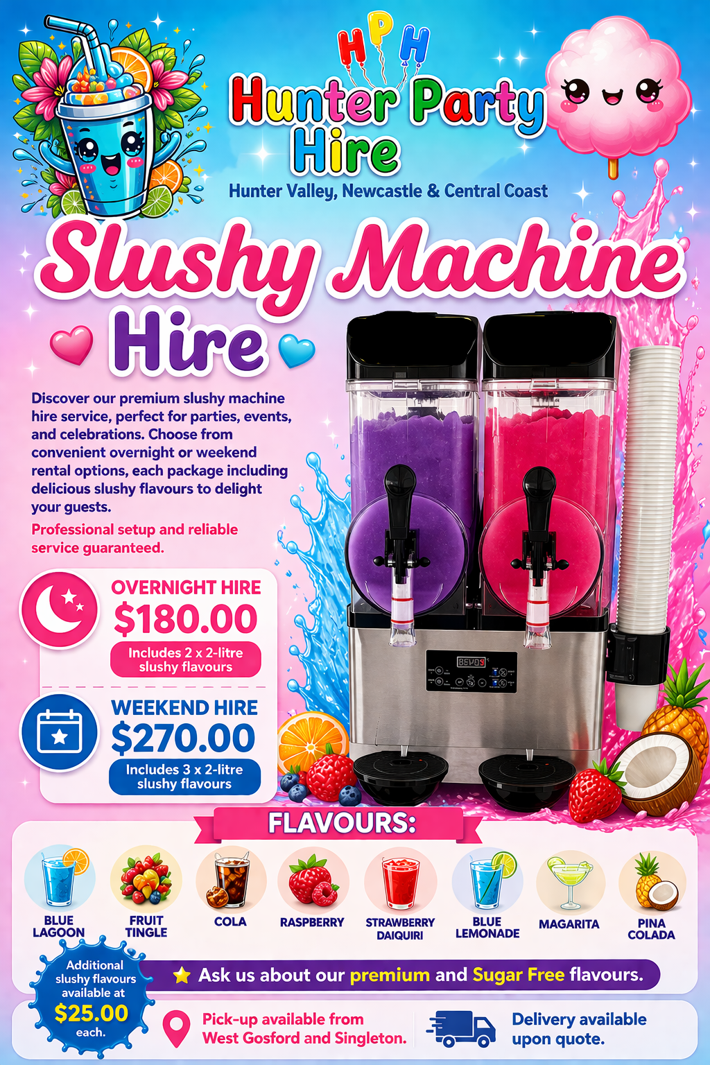 Slushie Machine Hire