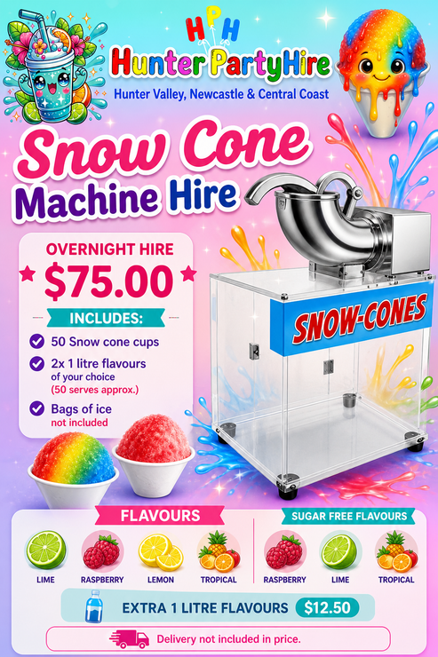Snow Cone Machine – Hunter Party Hire